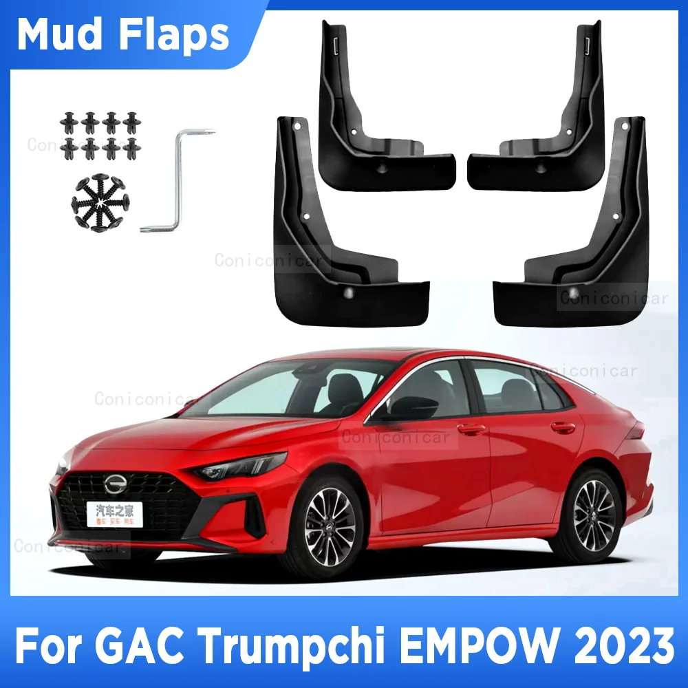 

Брызговики для GAC Trumpchi EMPOW 2023, брызговики, передние и задние брызговики, автостайлинг, автомобильные аксессуары