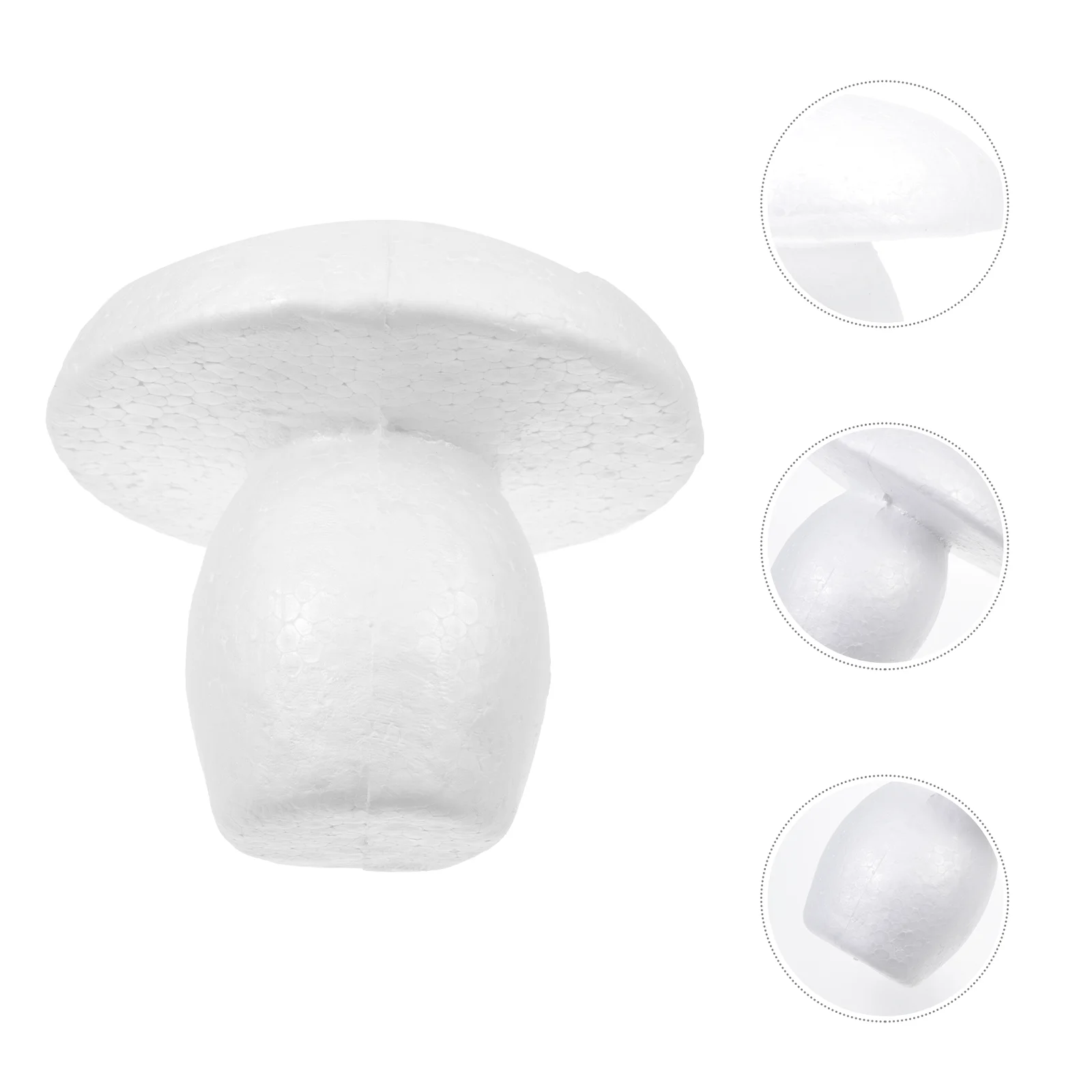 

5 Pcs DIY Crafts Fairy Garden Miniatures White Polystyrene Balls Crafts Making Foam Model Nativity Craft