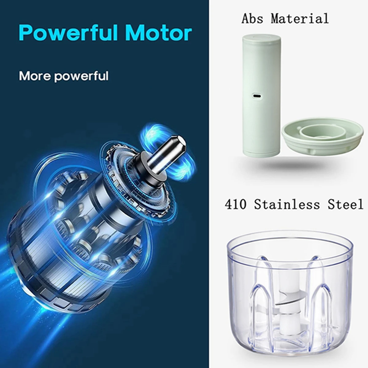 Портативный электрический кухонный комбайн