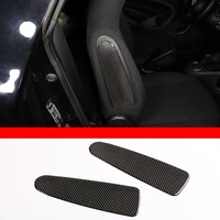 for 2016 2021 mercedes benz smart 453 soft carbon fiber car styling car seat side panel decorative stickers car interior parts
