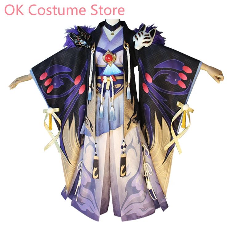 Аниме! Костюм-кимоно Onmyoji MOBA SSR tammo no Mae девятихвостый Лисий костюм для косплея на