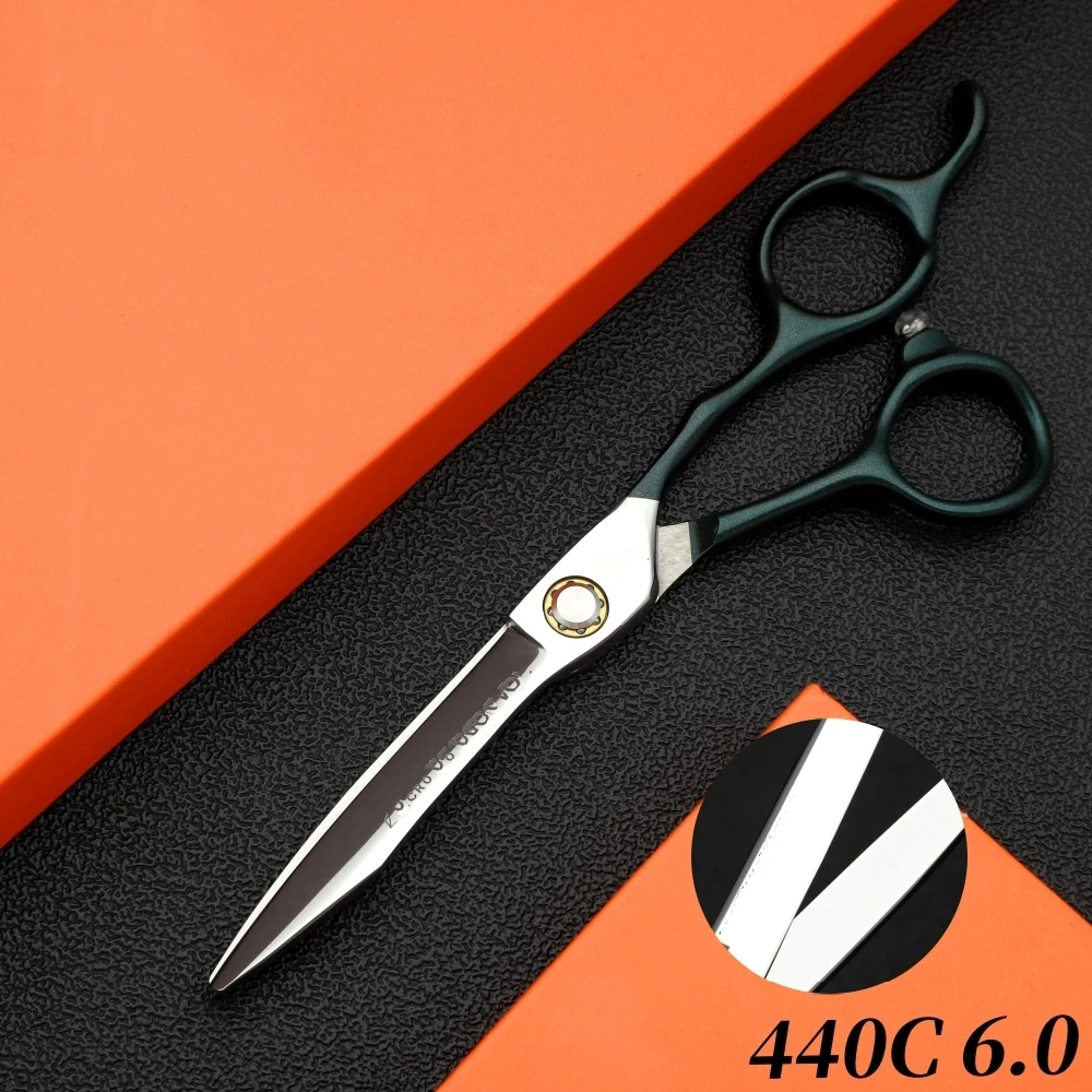 Профессиональные ножницы для стрижки волос сталь 440C филировки инструменты
