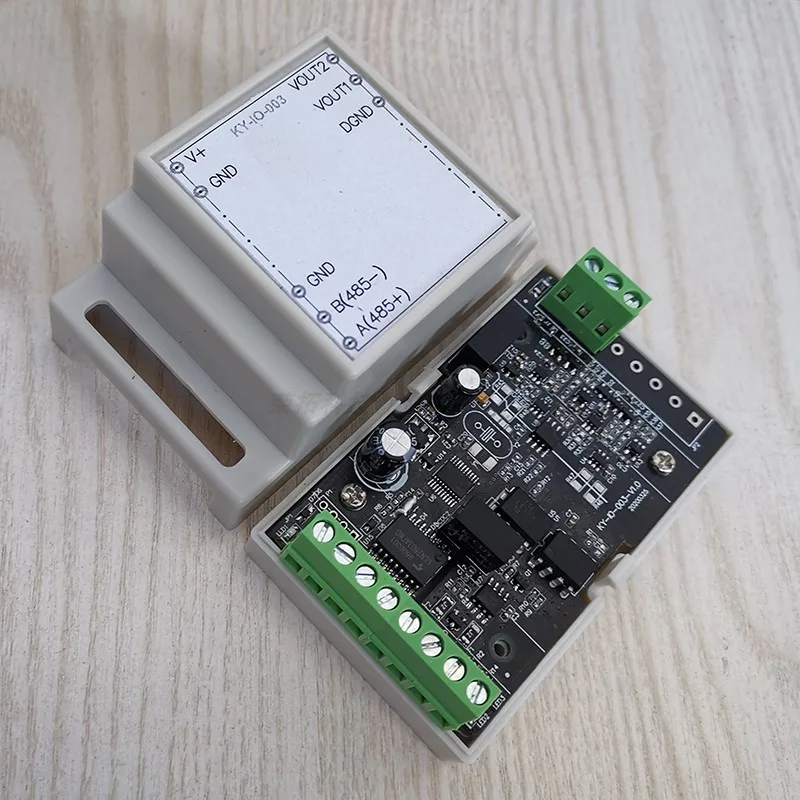 Аналоговый изолированный выходной модуль светодиодный диммер 485 ModBus RTU 0-5 в 0-10 0-20