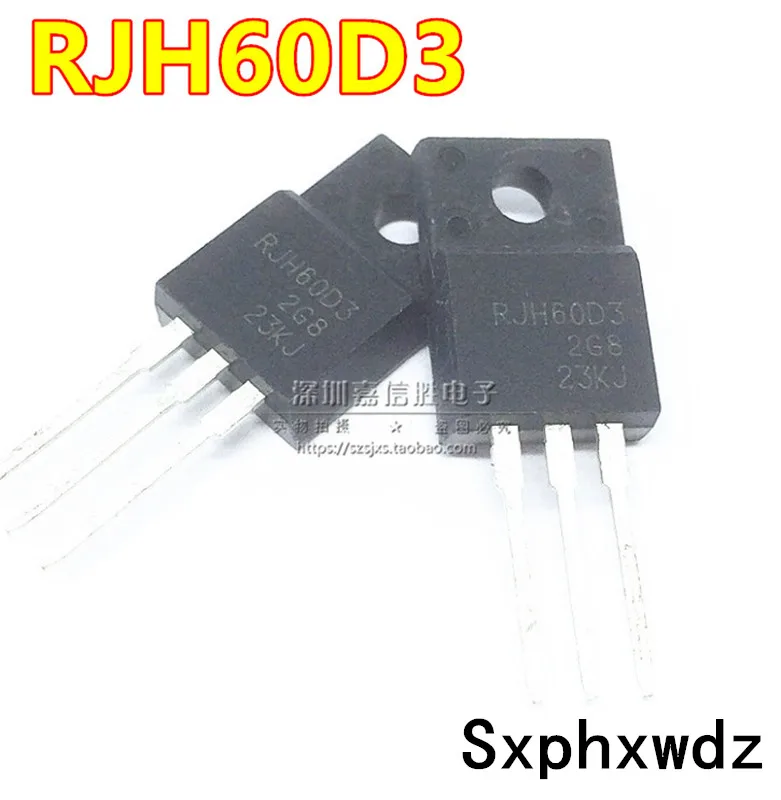 

10 шт., модель RJH60D3DPP TO-220F RJH60D3 17A600V, новый оригинальный транзистор IGBT