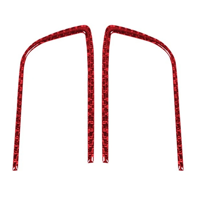 

Красная наружная задняя противотуманная фара из углеродного волокна для автомобиля, отделка для Toyota Land Cruiser Prado 2010-2018