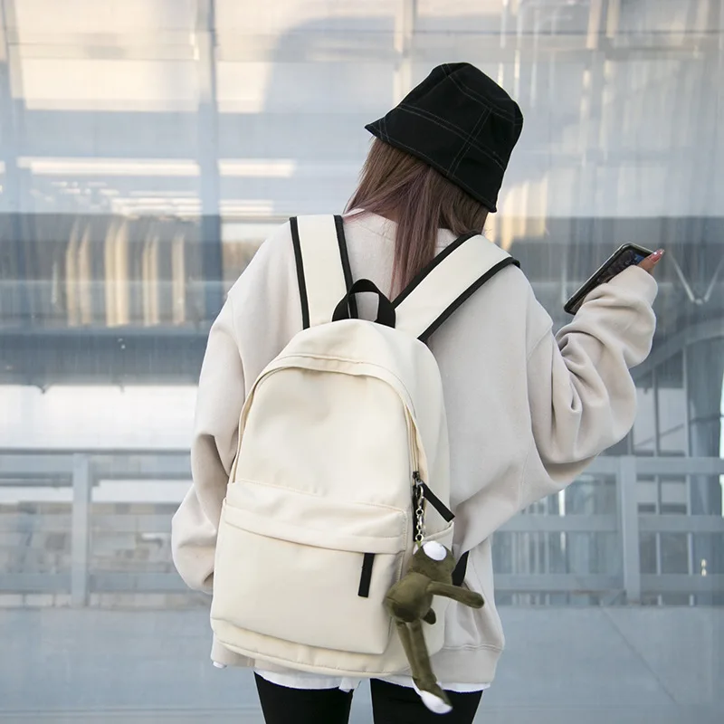 

Женский нейлоновый рюкзак карамельных цветов, водонепроницаемая сумка через плечо, мужской трендовый рюкзак в Корейском стиле