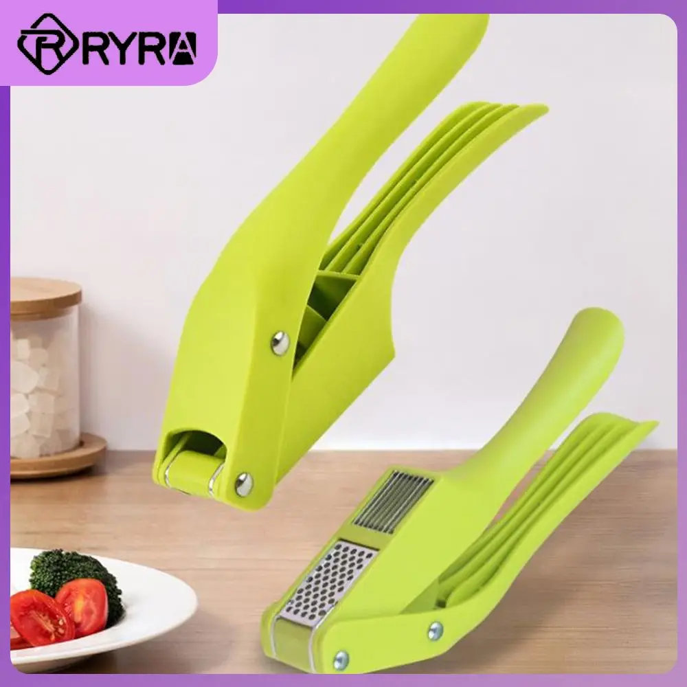 

Multi-functional Garlic Pureer One Two-use Garlic Crusher Easy-to-clean Long Handle Garlic Press Cutter Kitchen Creative Diced