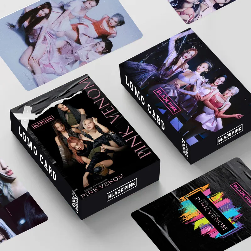 

NEW 30PCS Kpop Black Twice Pink Album BORN PINK Photocards JISOO JENNIE LISA ROSE Collectible LOMO Card Set Bookmarks Fans Gift