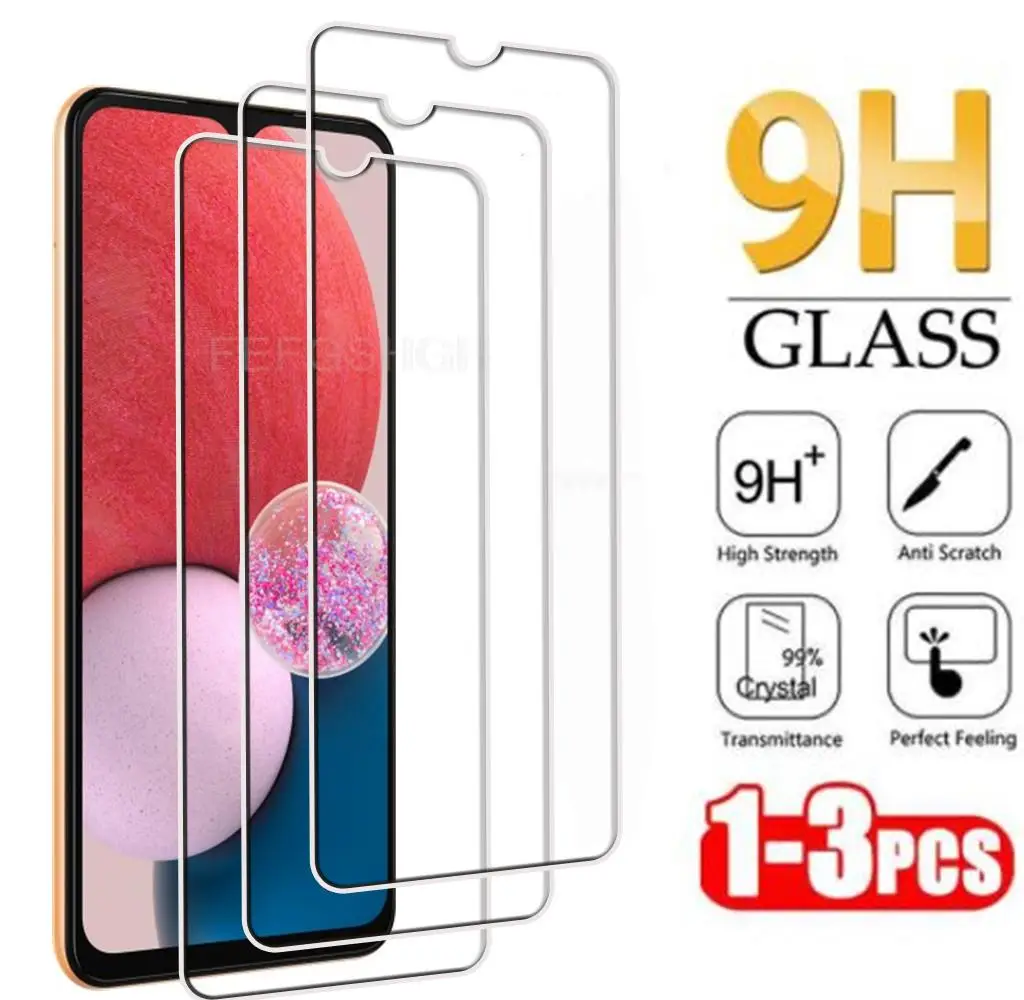 

HD Оригинальное закаленное стекло для Samsung Galaxy A13 4G SM-A137F, SM-A137F/DSN, SM-A137F/DS Защитная пленка для экрана