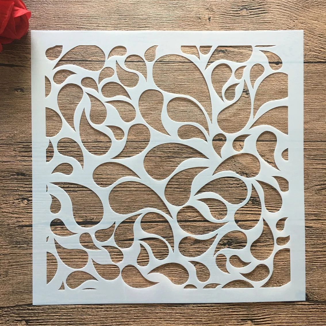 

Трафарет PenhuaMoban 30*30 см белый