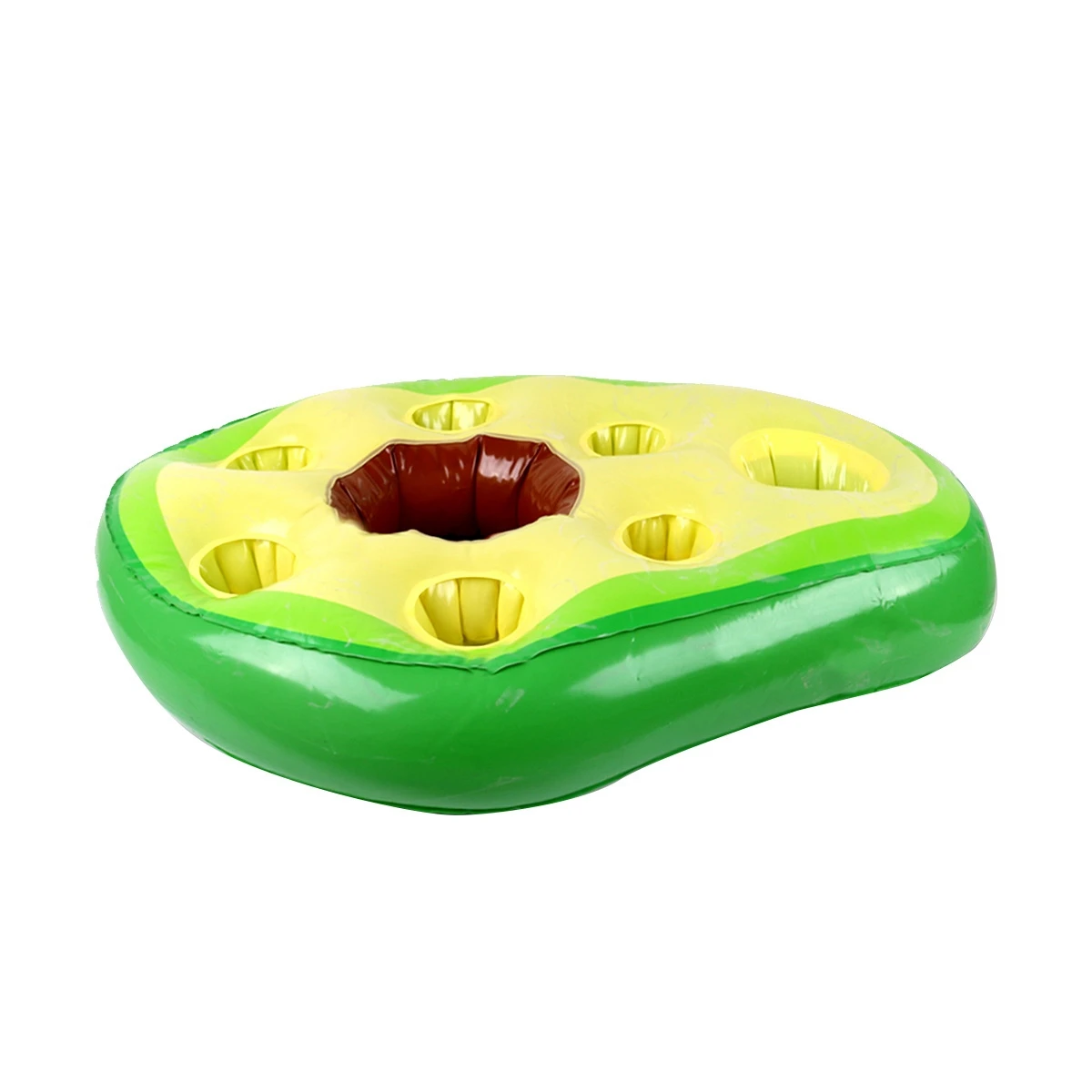 

Inflatable Avocado Drink Float Capacity Pool Cooler Drink Holder Floating Beverage Salad Fruit Serving Bar