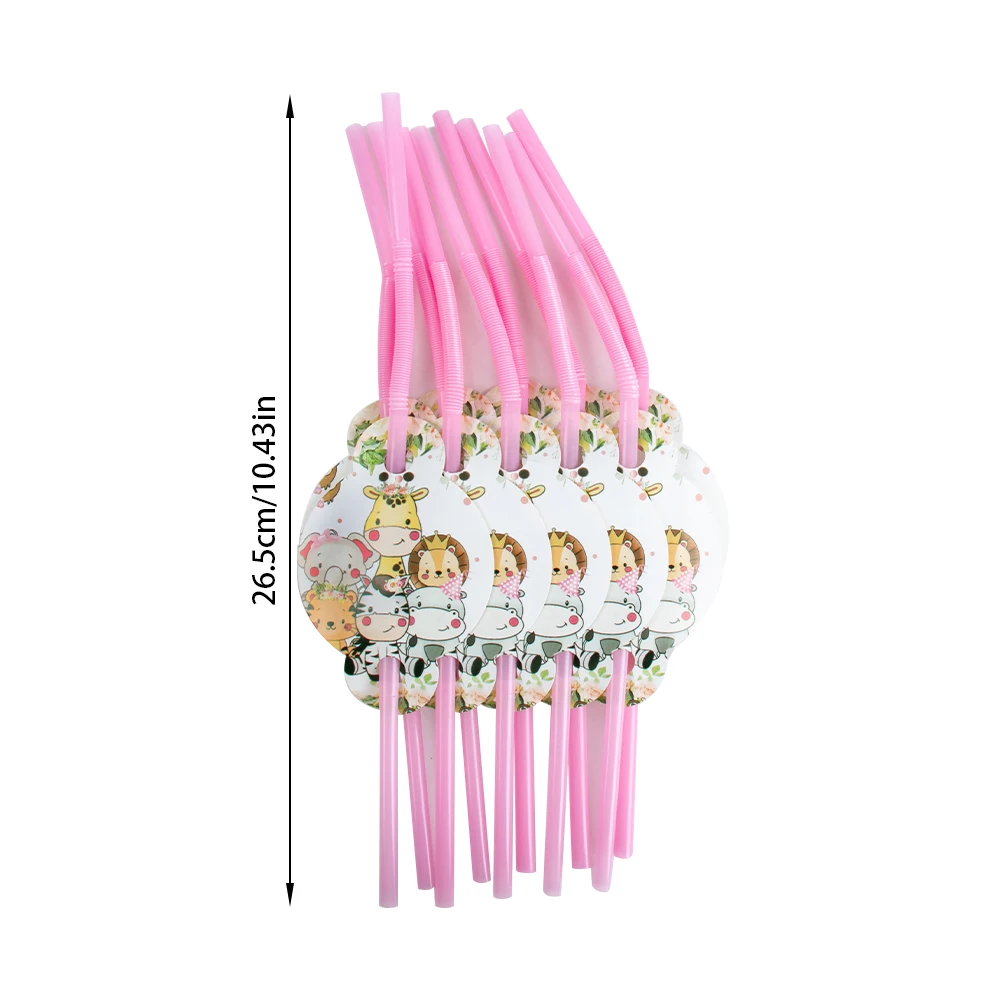 

Одноразовый набор для вечеринки "Розовые джунгли" Cyuan 61 шт