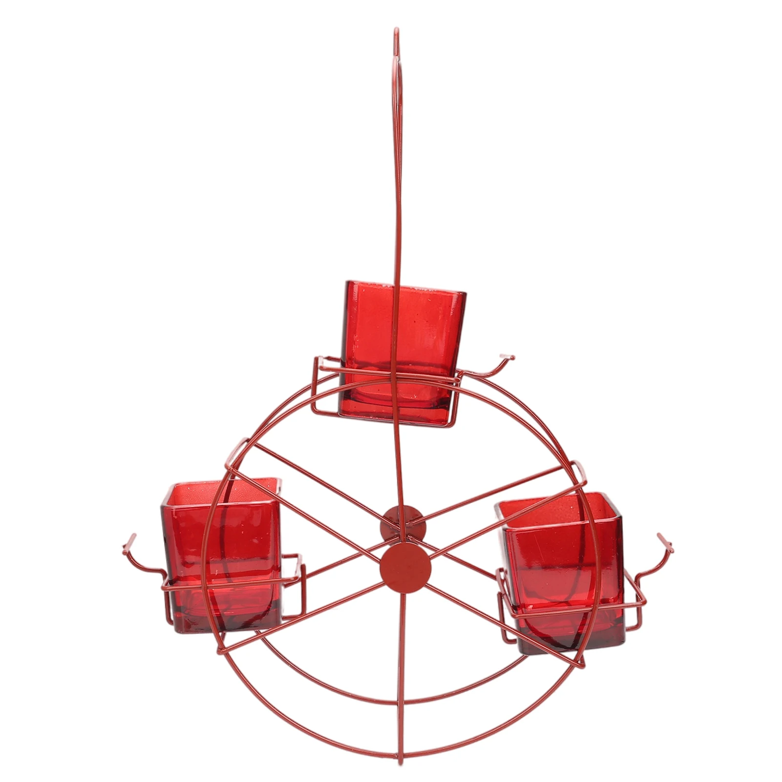 

Ferris Wheel Hummingbird Feeder Creative Lovebird Food Storage Tool For Outdoor Garden Courtyard Decoration D1