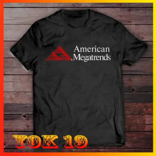

NEW American Megatrends Company Logo Tee Shirt Men's T shirt SIZE S - 3XL