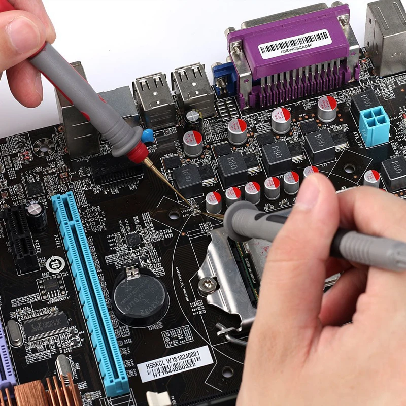 Мультиметр ручка тест зонд многофункциональный цифровой ручной позолоченный