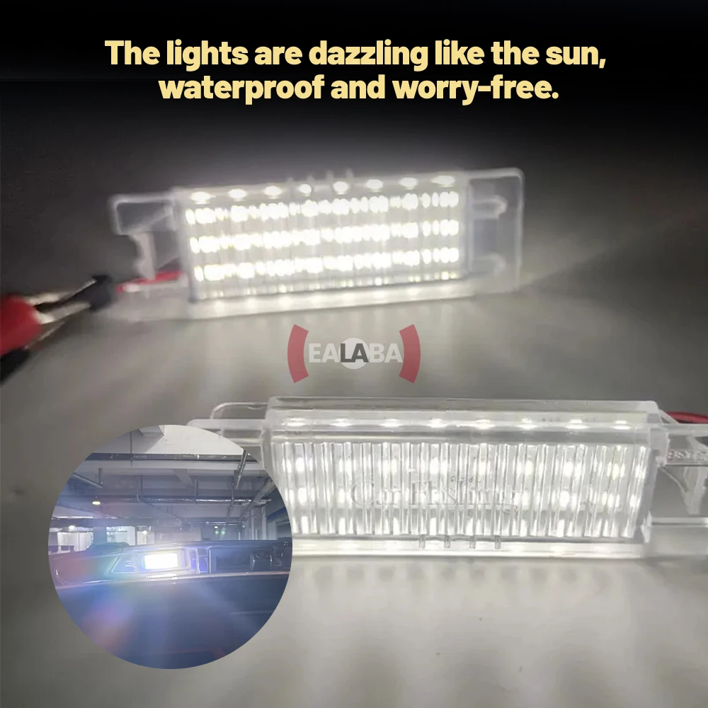 2 шт. светодиодная лампа номерного знака Canbus для Opel Astra H J Corsa C D Insignia Tigra B Twintop Vectra