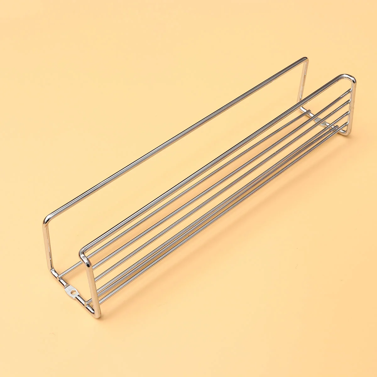 

2pcs Kitchen Storage Rack Stainless Steel Seasoning Organizer Shelf Kitchen Bathroom Storage Rack Wall Shelf for Kitchen Toilet