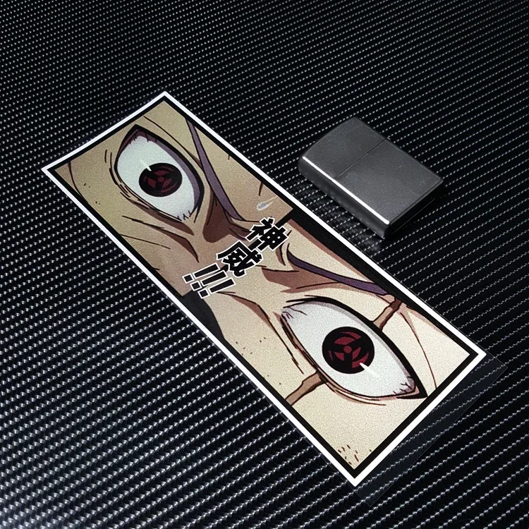 Виниловые наклейки для стайлинга автомобиля мультяшная душа кровавые глаза