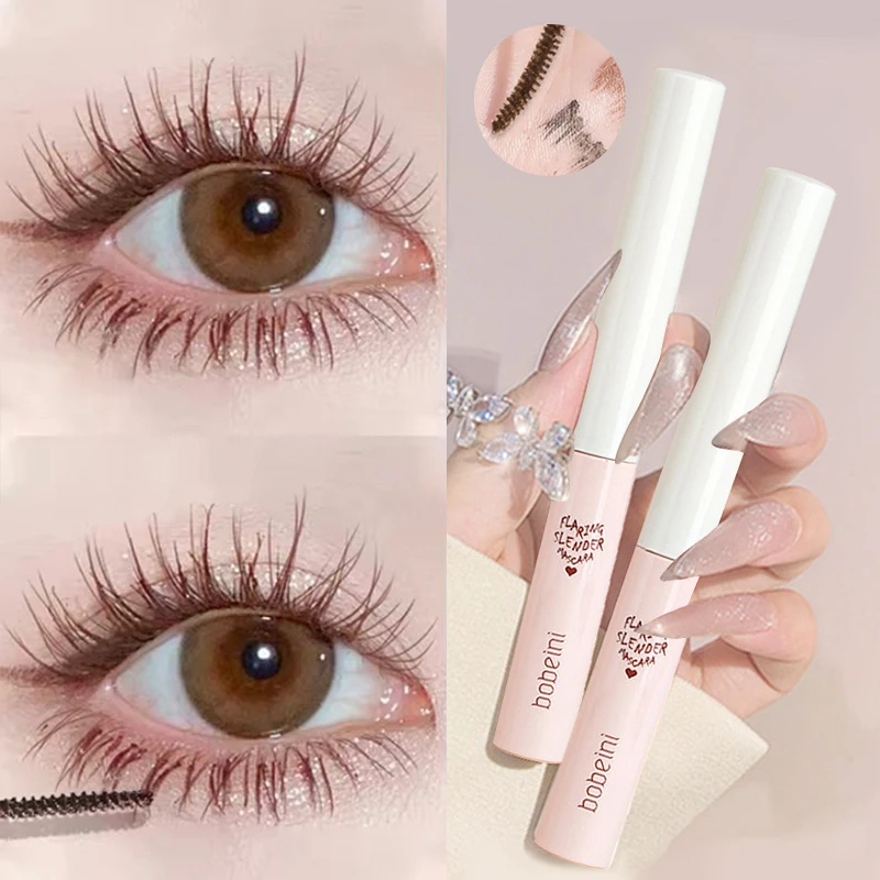 

Ultra-fine Brown Mascara Waterproof Long Lasting Silk Fiber Thick Lengthening Curling Eyelash Extension Tools Makeup Cosmetics