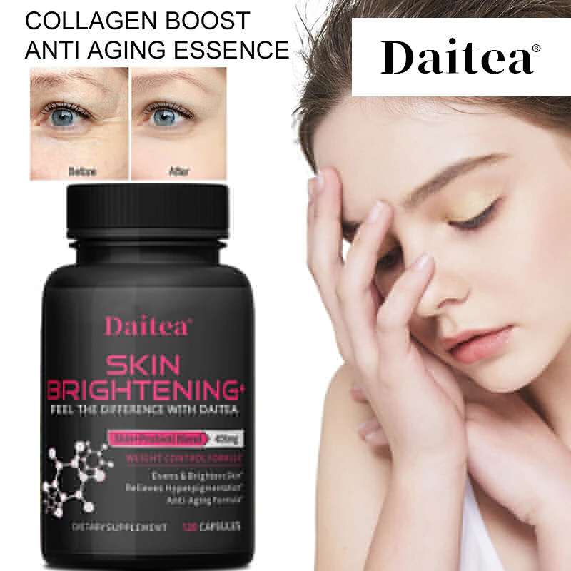 

Collagen Supplement, Helps Whiten and Brighten The Skin, Remove Dark Spots and Pigmentation, Anti-aging, Reduce Wrinkles.