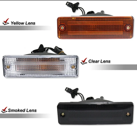 iJDM для Ford Festiva, для Mazda 323 626 B2000/B2200/B2600, передний бампер грузовика, янтарные указатели поворота 1983-1993 гг.