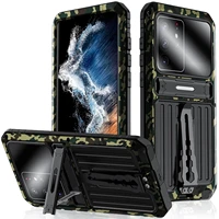 for samsung galaxy s22 ultra s21 case military grade full body rugged with built in kickstand slide camera protective cover case