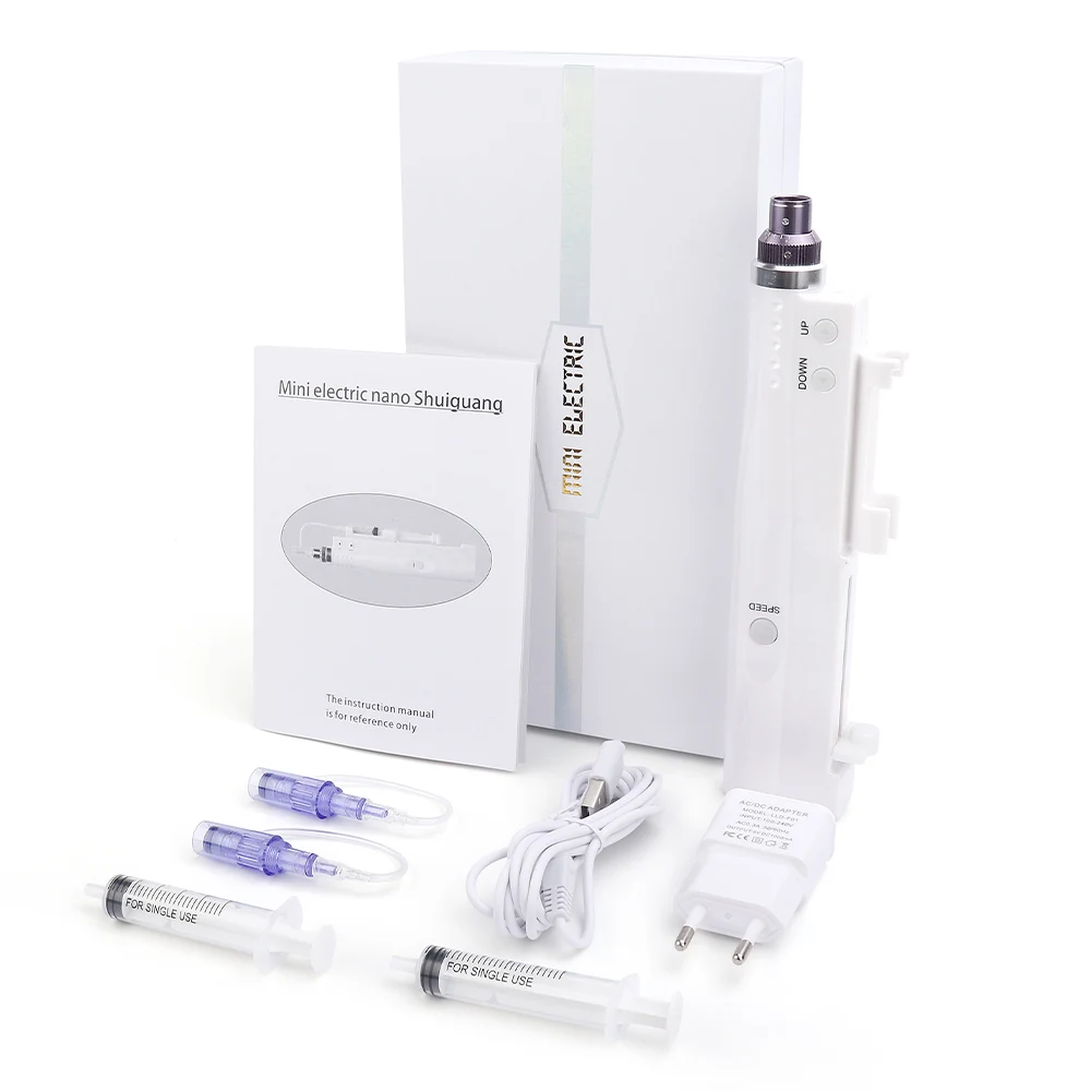 

Hydra Injector Derma Pen Nano Water Mesotherapy Microneedle Dr Derma Pen Mesogun Needles Auto Injection Facial Treatment Machine