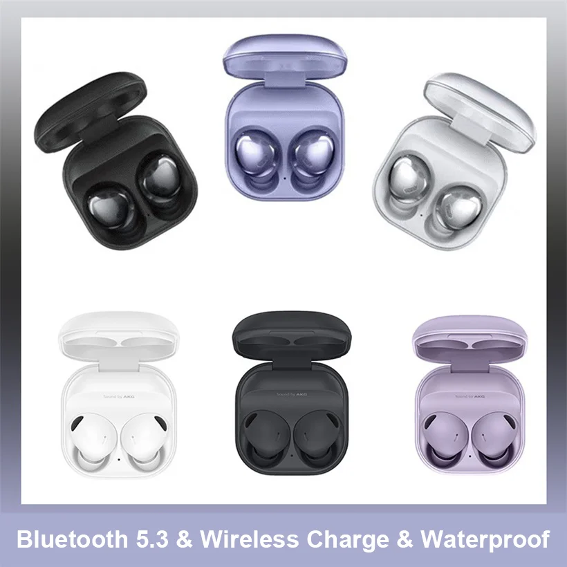 Беспроводные наушники Bluetooth 5,3 с микрофоном R510 R190 Buds2 Pro ENC HiFi стерео игровые спортивные TWS IPX6 водонепроницаемые наушники 2023 Новинка