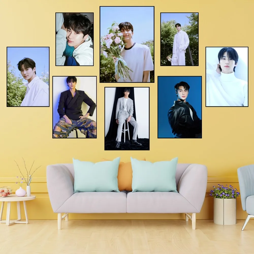 Постер Byeon Woo-Seok с изображением корейского актера Настенная картина украшение для