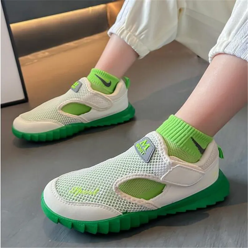 

Summer Children's Sneakers 2023 New Kids Shoes Boy Lightweight Mesh Breathable Casual Tenis Shoes Sport Sandals for Girl