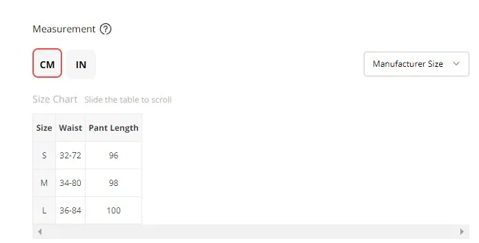 Рисунок 2 - Шаровары женские кашемировые до щиколотки