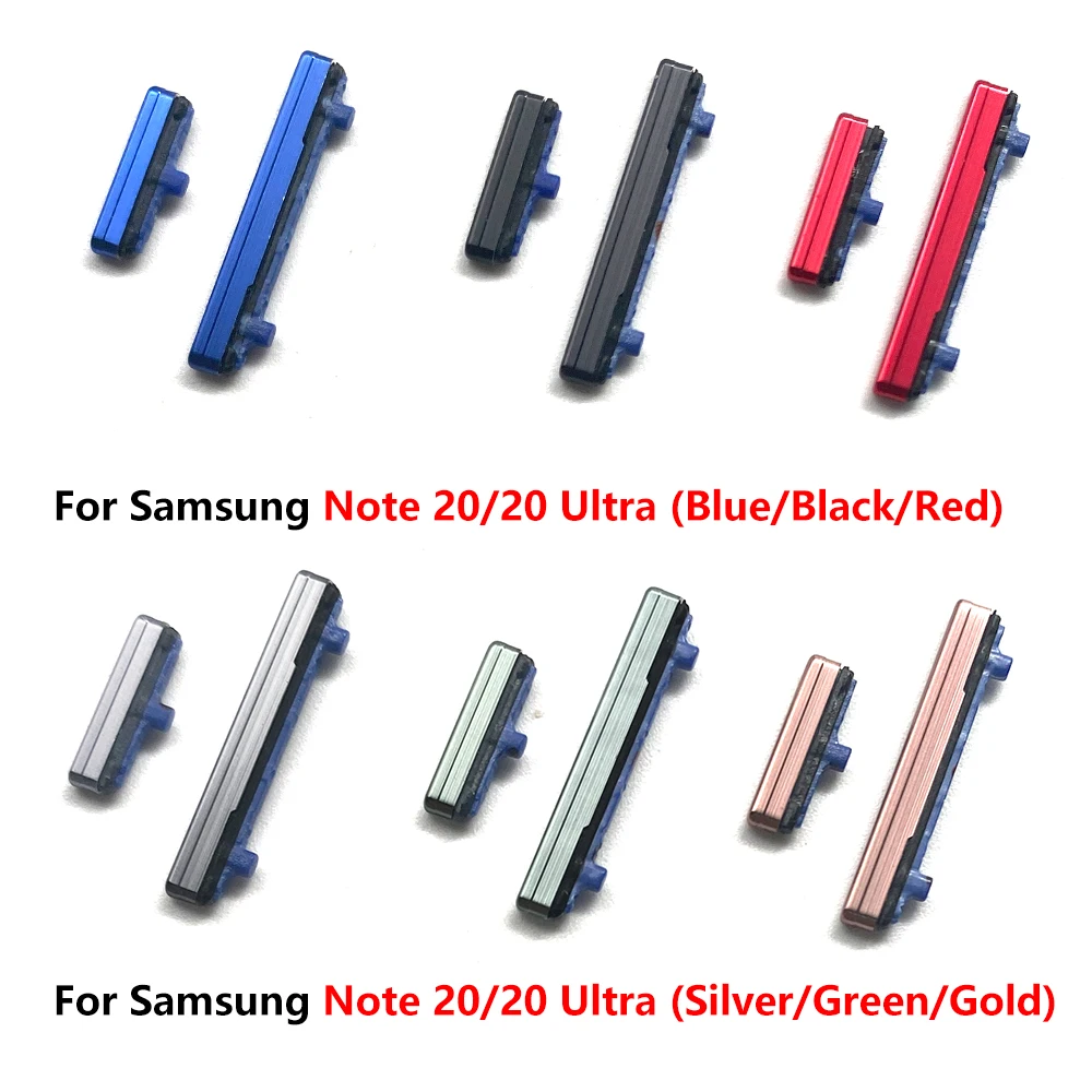 Фото НОВЫЕ запасные кнопки включения и регулировки громкости для Samsung Note 10 Lite / Note 20 Ultra / S7 Plus SM T970 №4