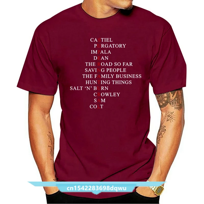 

Supernatural Awesome Supernatural T Shirt Comical Spring Crew Neck Cotton Create Normal Formal Sunlight Shirt