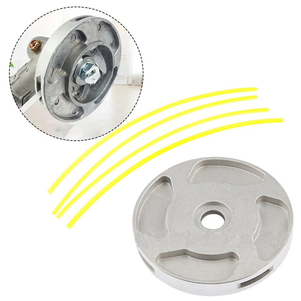 

Universal Aluminium Grass Trimmer Head For Lawn Mower Brush Cutter Head Thread Nylon Grass Cutting Line Head Garden Grass Head