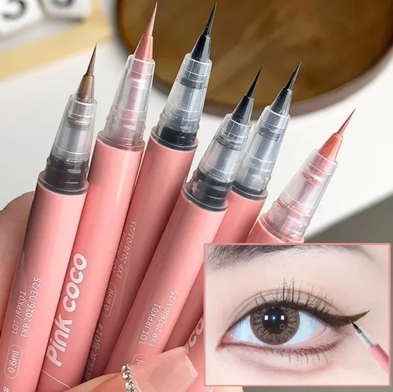 

New Black Liquid Eyeliner Waterproof Long Lasting Eye Liner Pencil Quick Drying Not Bloom Natural Eyeliner Makeup Cosmetic Tools