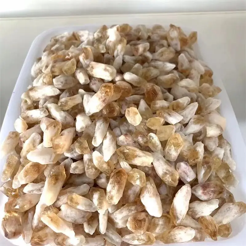 

Необработанные кристаллы, оптовая продажа, натуральный камень, искусственный цитрин, кристалл, 20 шт.