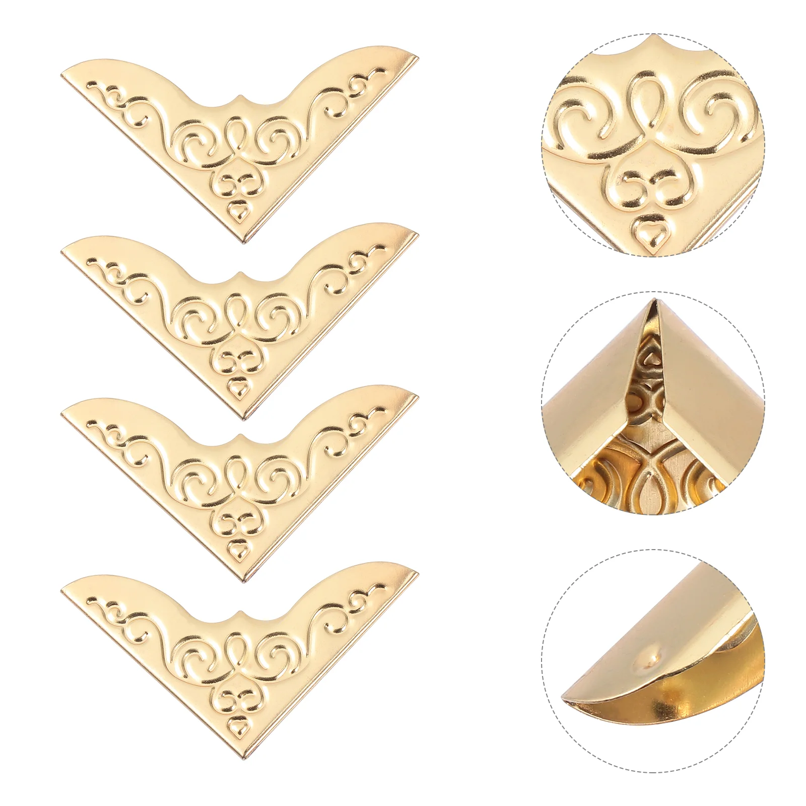 20 шт. книжные чехлы металлическая угловая папка защитная крышка железная защита