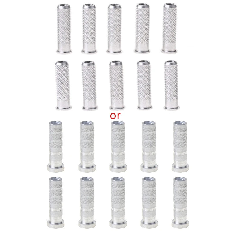 

10PCS Base Aluminum Inserts 6.2mm for arrow Insert Base for arrow Shaft