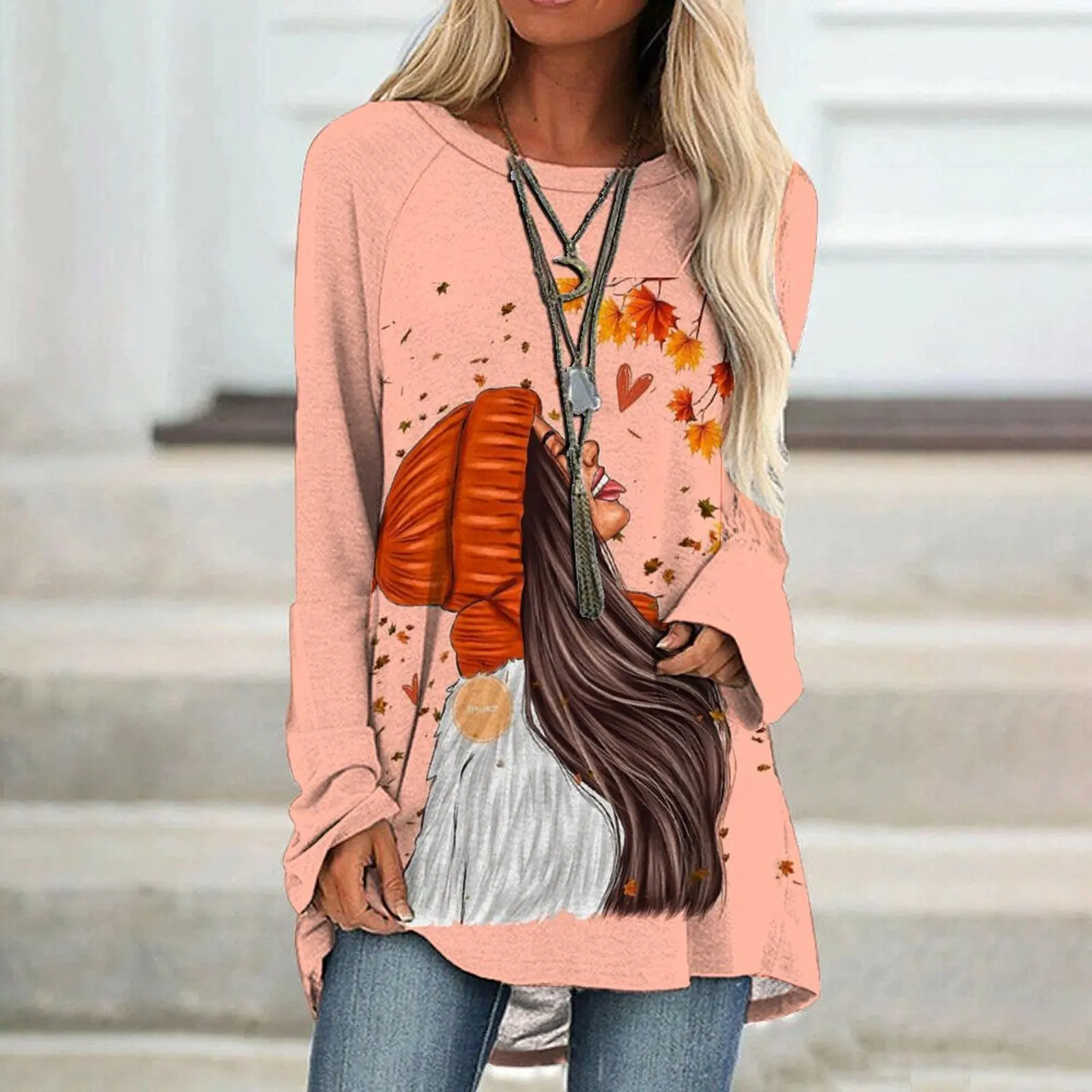 

Long Sleeve T-shirt Women Summer Solid Korean Style Comfort Slouchy Leisure Trendy All-match Loose Streetwear New Arrive Chic