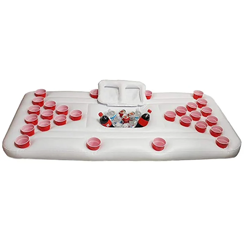 Надувной матрас для бассейна пива и понга с 28 отверстиями развлекательная