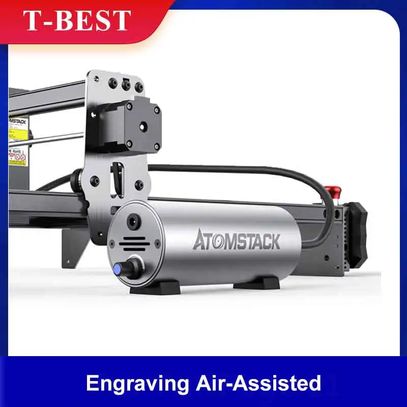 

Аксессуары для лазерной резки/гравировки ATOMSTACK S10, аксессуары с воздушным фильтром, регулируемые для удаления дыма и пыли, 10-30 л/мин, оригинал
