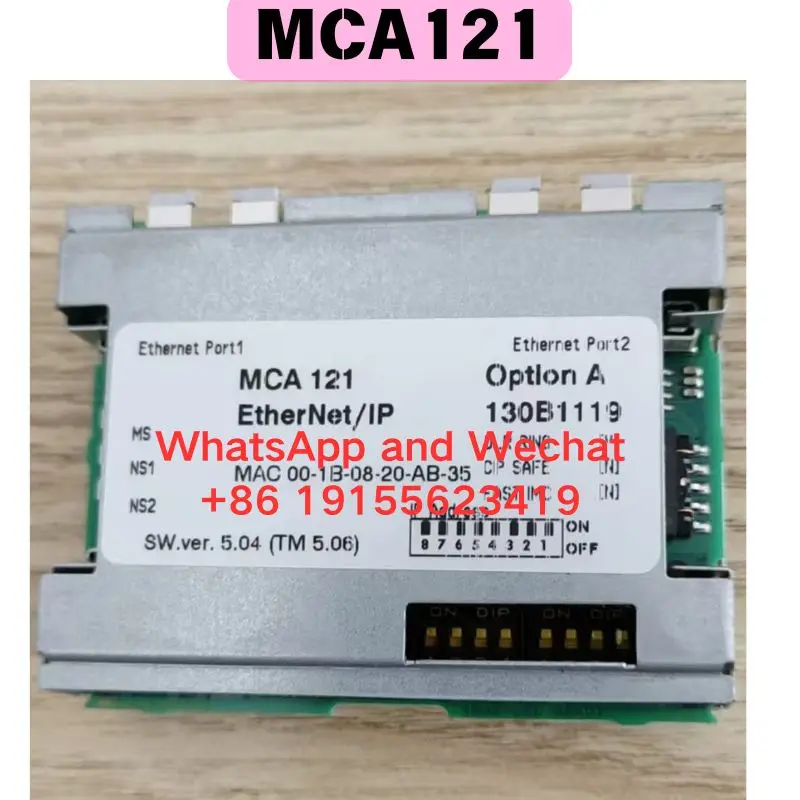 Б/у MCA121 Инверторная коммуникационная карта Danfoss 130B1119 Функциональный тест ОК