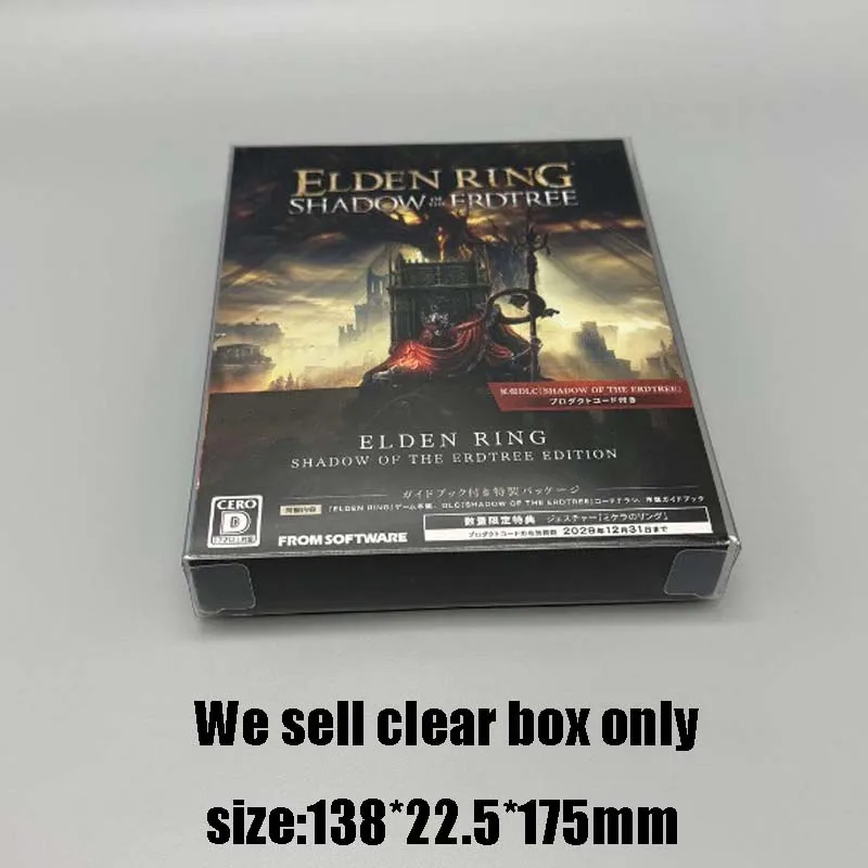 Фото Для PS5 Elden Ring Shadow of the Erdtree Limited Edition: Прозрачный пылезащитный коллекционный чехол — также подходит для PS4 Cyberpunk 2077 №2