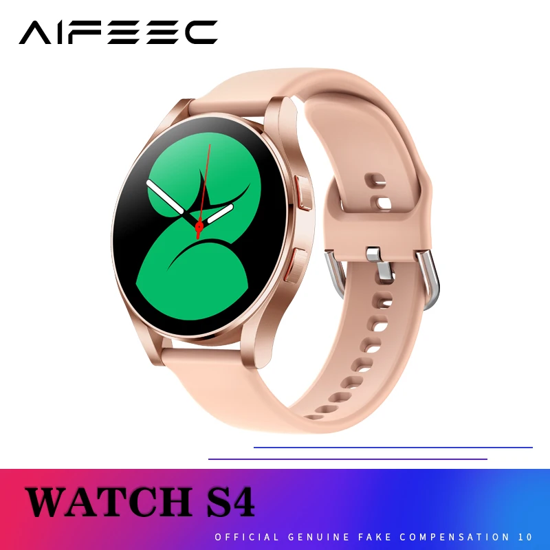 

AMOLED Smart Watch S4 for Samsung Galaxy Watch 4 Bluetooth Call Waterproof Smartwatch for Men Women 24h Heart Rate SpO2 Monitor