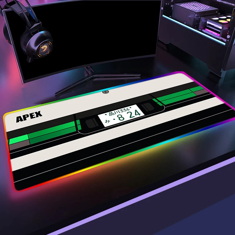 

RGB игровой коврик для клавиатуры, коврик для мыши, геймерские коврики для мыши для девочек, компьютерный игровой коврик, Настольный коврик ...