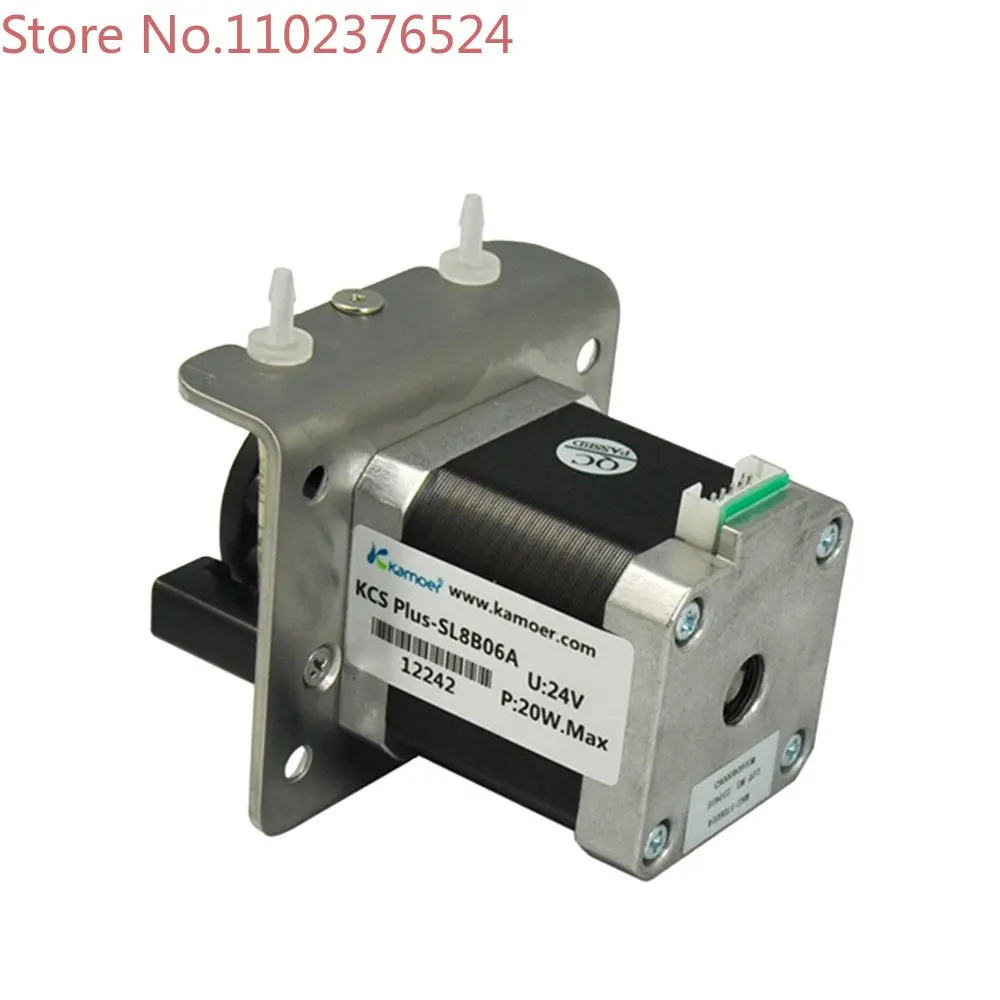 Kamoer KCS-Plus 12 В/24 В шаговый двигатель Высокоточный водяной медицинский насос постоянного тока из нержавеющей стали Микро перистальтический насос