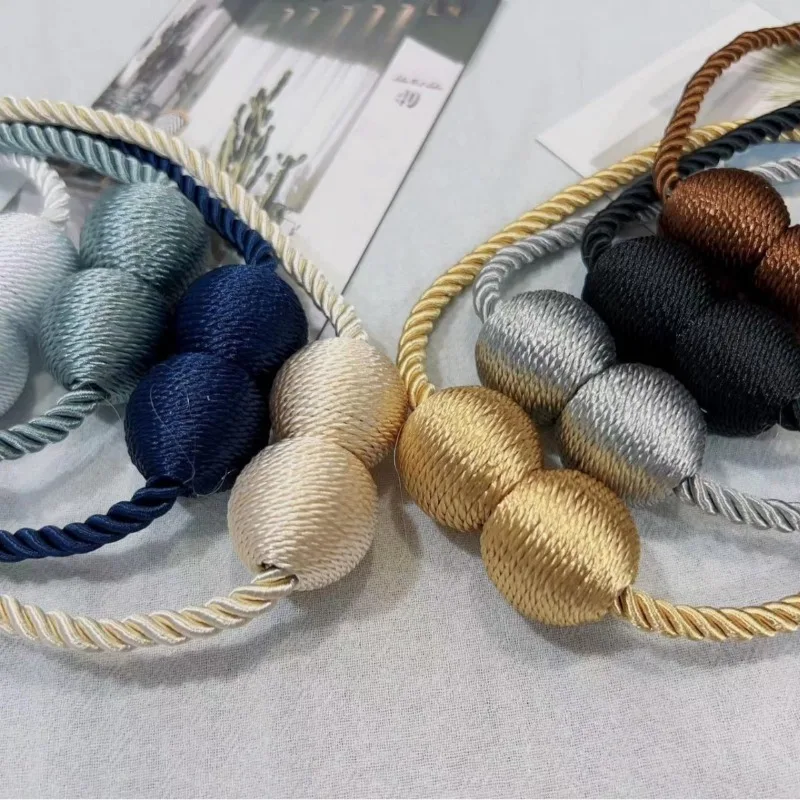 2 шт. магнитная подхват для штор нежные держатели завязка на пряжку зажимы