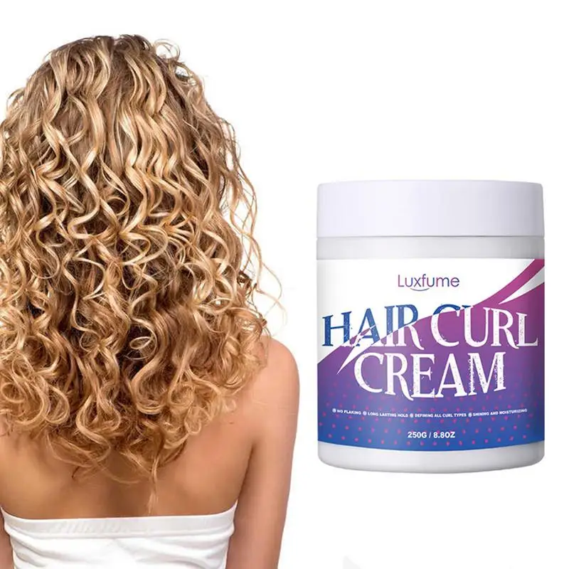 

Styling Cream Curly Hair Curl Defining Cream Anti-Frizz Moisturizing Nourishing Curl Activator Cream Hair Care For All Hair Type