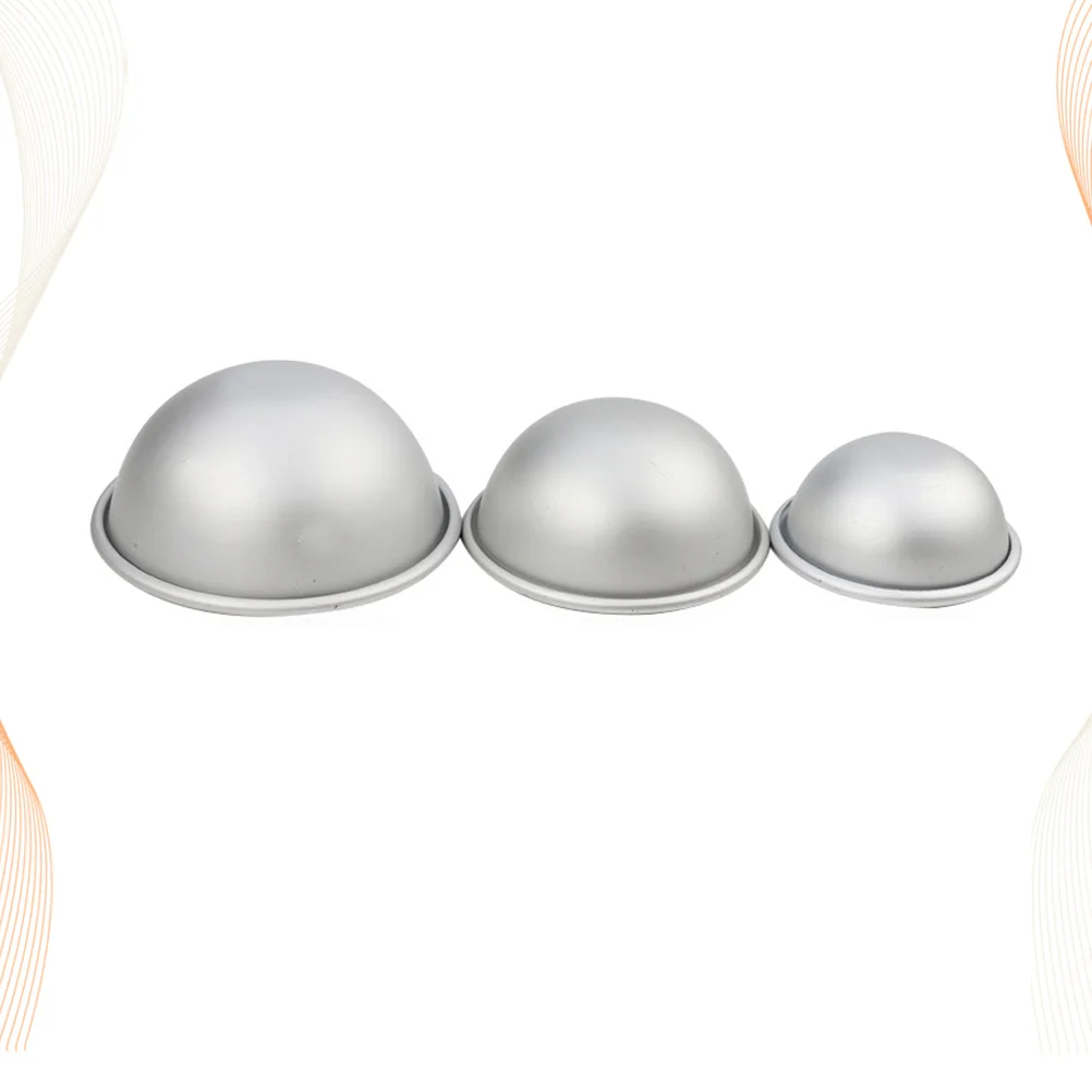 3 шт. Mei Niang DIY инструмент для выпечки De Para Gelatinas 3D форма полусферической формы