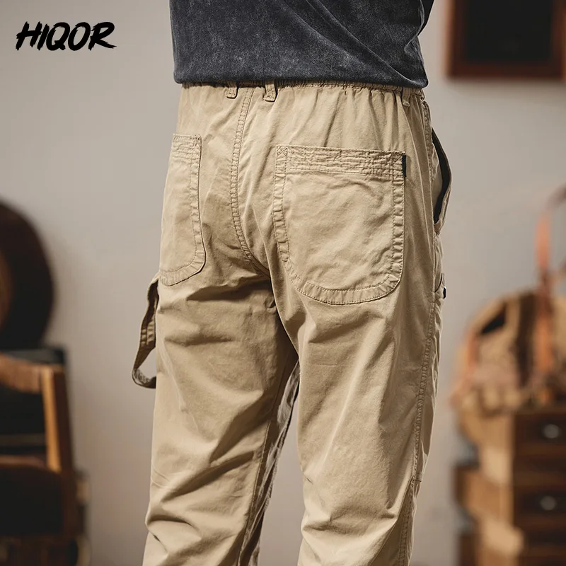 

HIQOR Spring Autumn New Harajuku Sport Thin Jogging Trousers Cargo Pants Joggers Male Tactical Overalls Men's Tracksuit Clothing